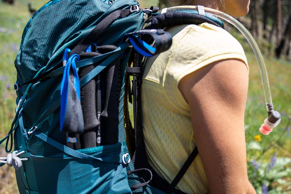 Osprey Eja 58 backpack suspended mesh backpanel